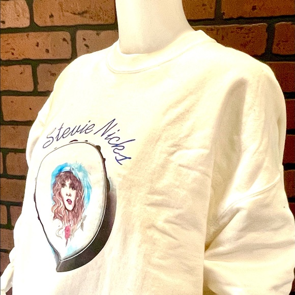 RARE 1/50 Stevie Nicks Sweatshirt Two Sided Where Dreams Unwind Crystal Ball Lg - Picture 3 of 9